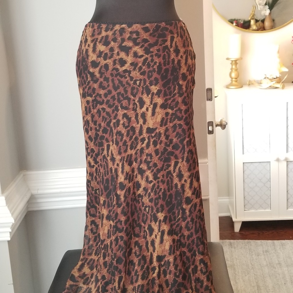 Nicole Miller Leapord Skirt